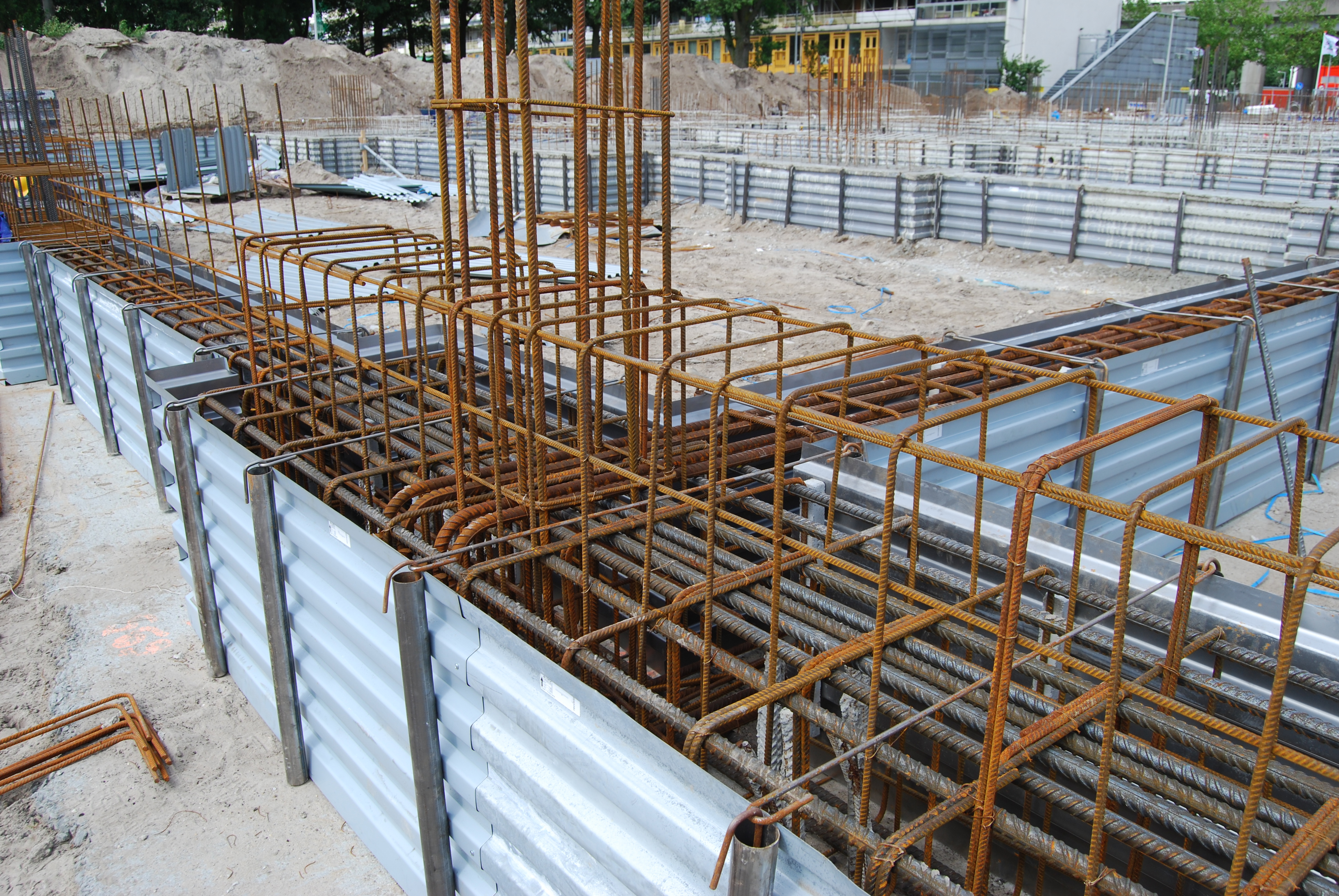 Verloren funderingsbekisting